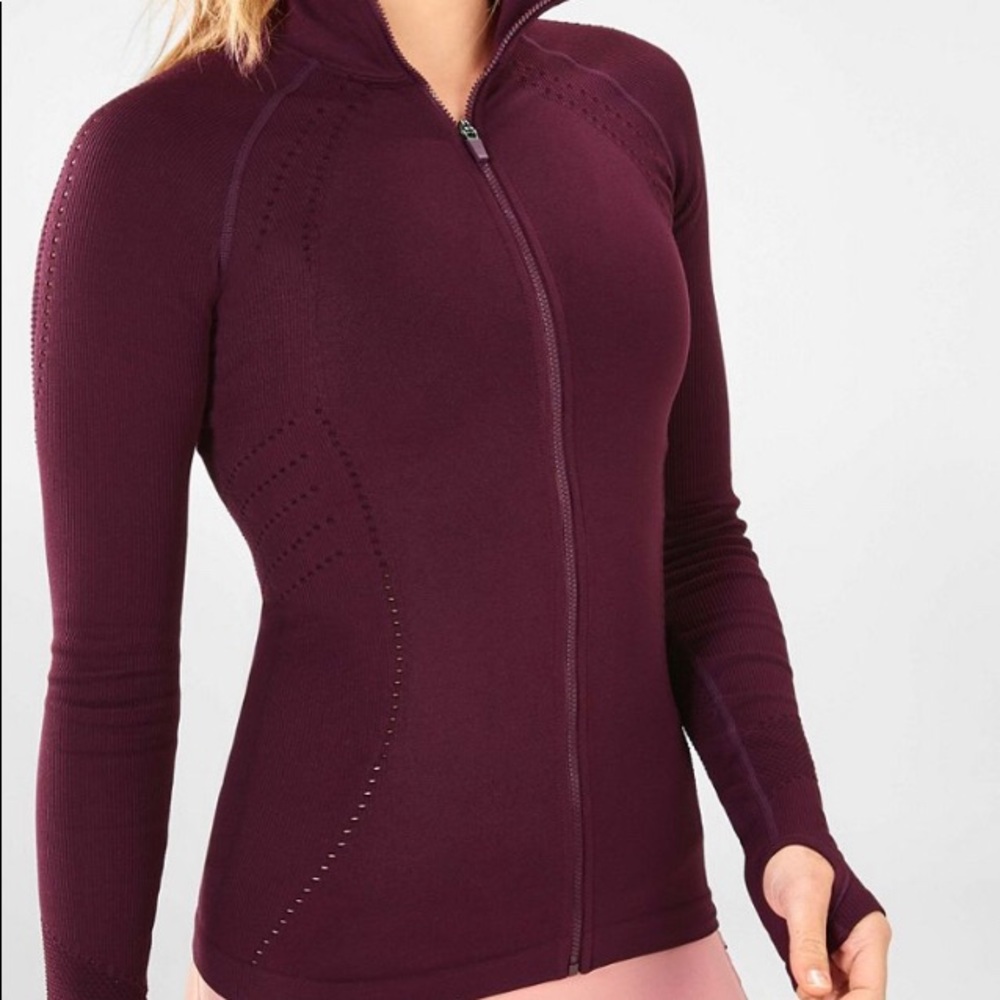 Fabletics Delta Seamless Zip Up Jacket